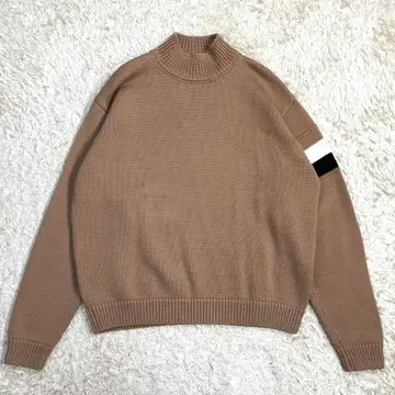 보스 니트 스트라이프 울 브라운 M 사이즈