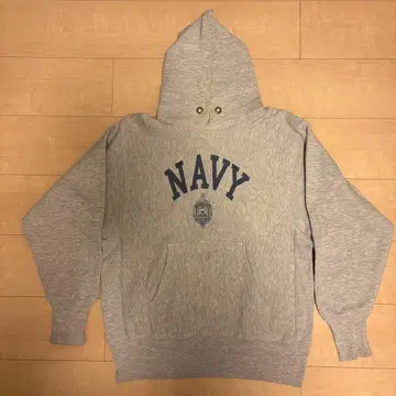 챔피온 리버스 위브 후드티 NAVY 미 해군 단색 70s 염료 침투