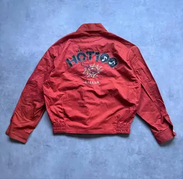 HOT100 OSAKAN 자수 자켓 빨간색