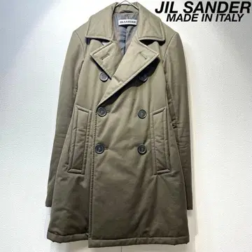 레어 JIL SANDER 고급 디자인 다운 트렌치 피 코트 34