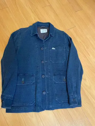 LACOSTE 네이비 버튼 자켓
