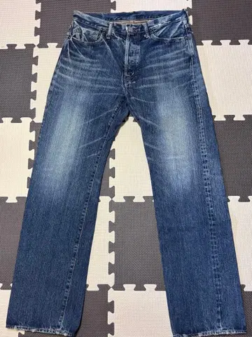 OMNIGOD 오므니갓 스트레이트 데님 유즈드 가공 W33 일본제