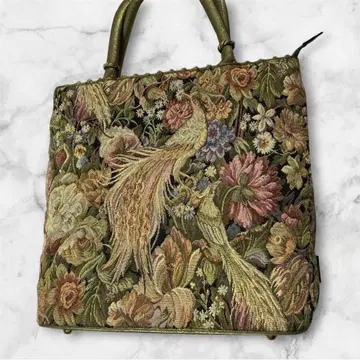 [ 새상품급 ] 싱크비 고블랑 직조 공작 패턴 핸드백