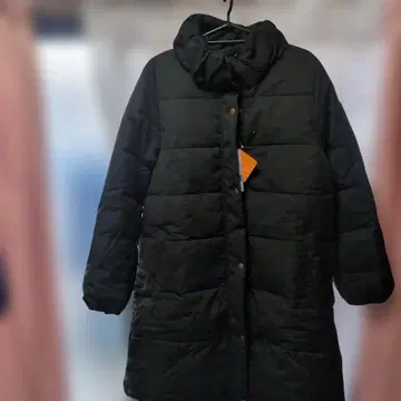 니트리 블랙 롱 코트 L