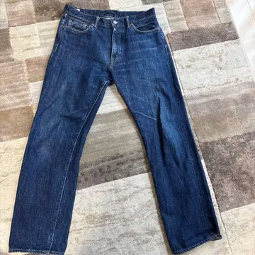 다크 블루 스트레이트 핏 데님 32인치