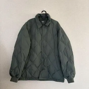 UNIQLO PUFFTECH 다운 자켓 XL 올리브 그린