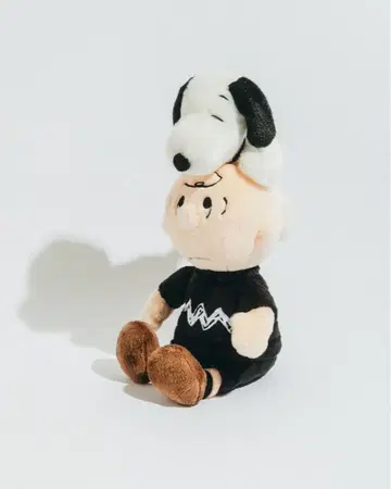 신상품 스누피 뮤지엄 한정판 페어 봉제 인형 CB&SN 낮잠 찰리