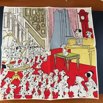 101마리 강아지 손수건 1 쇼와 빈티지 디즈니 레어