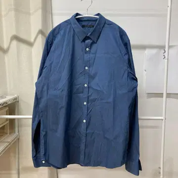 theory 다크 블루 긴팔 셔츠