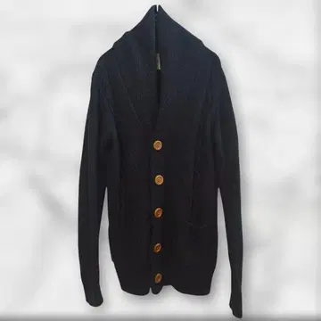 나노 유니버스 니트 가디건 S 블랙 알파카