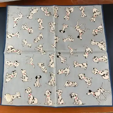 101마리 강아지 손수건 3 쇼와 빈티지 디즈니 레어