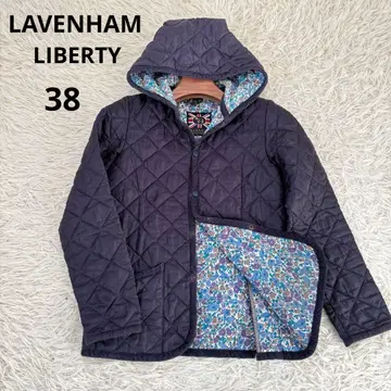 LAVENHAM LIBERTY 퀼팅 자켓 퍼플 38 영국제