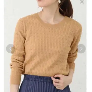 어반 리서치 써니 라벨 케이블 니트