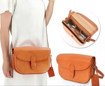 fes 소가죽 숄더백