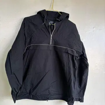 tabloid news 블랙 하프 지퍼 아우터