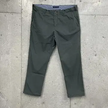 TOMMY HILFIGER 치노 팬츠 카키 그린 남성용 Y157