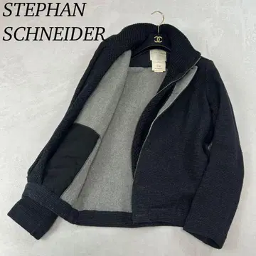 J512 S 3 스테판 슈나이더 이중 니트 블루종 남성용