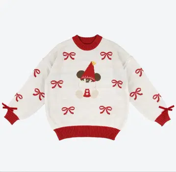 릴린린 스웨터 리본 2025 디즈니 크리스마스