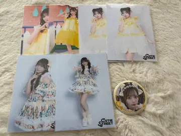 CUTIE STREET 후루사와 리사 브로마이드 캔뱃지 세트