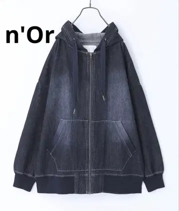 n'Or 데님 후드티 오샤레 워커 LL 3L 남성용