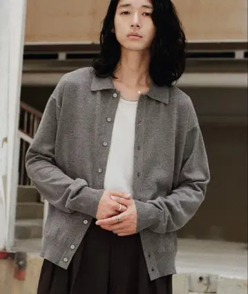 T/C 베이직 니트 셔츠 가디건