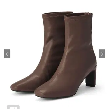 GRL 그레일 스퀘어토 스티치 가죽 미들 부츠[zr898]