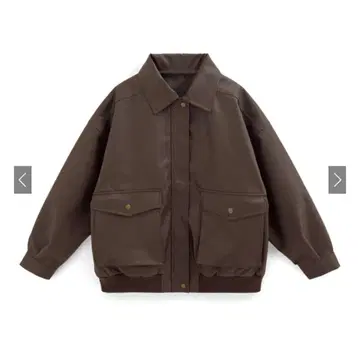 빅 포켓 가죽 자켓 [kd96]