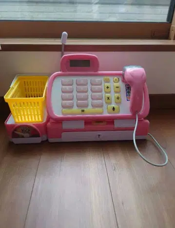 핑크색 계산대 세트
