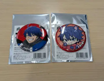 도겐안키 로손 콜라보 이치노세 시키 글리터 캔뱃지 2개 세트