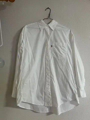 Levi's 화이트 긴팔 셔츠 XS