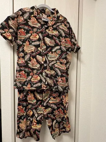 [ GLORY BOUND ] 하와이안 셔츠 숏팬츠 세트 M