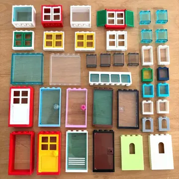 정품 LEGO 레고 창문 문 건물 부품 묶음 판매 우리 출창