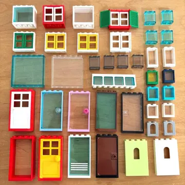 정품 LEGO 레고 창문 문 건물 부품 묶음 판매 돌출창