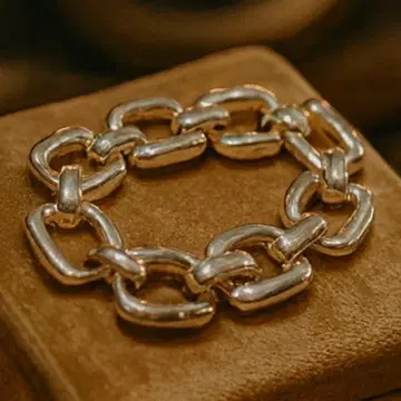 하드웨어 실버 925 팔찌 체인 실버 v051