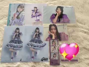 CUTIE STREET 마나베 나기사 브로마이드 트레이딩 카드 세트