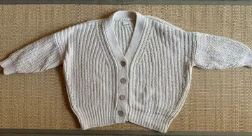 Babaa 아이보리 리브 가디건