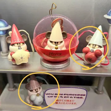 디즈니 크리스마스 릴린린 캡슐 토이