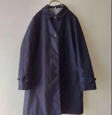 [ 미사용 새상품 ] 무인양품 스텐카라 코트 네이비 L