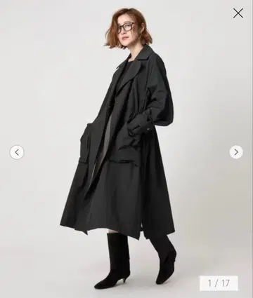 <conte> 밀리터리 트렌치코트