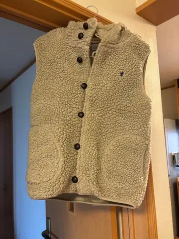 Gymplext 후드 부착 보아 자켓 크림색 사이즈 14