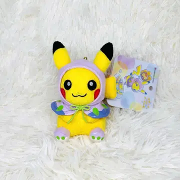 새상품급 택 있음 피카츄 코닥은 태평한 봉제 인형 포켓몬 센터 한정판