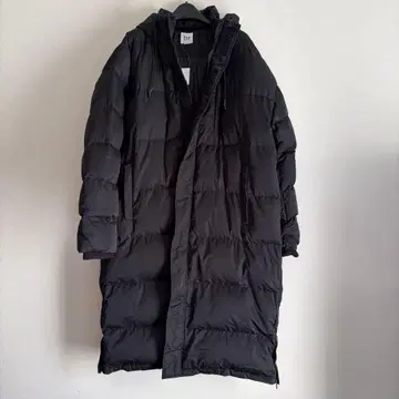 미사용 택 포함 GAP 다운 코트 벤치 코트 블랙 XL