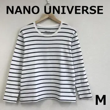 A1111A04 [NANO UNIVERSE] 보더 긴소매 T셔츠