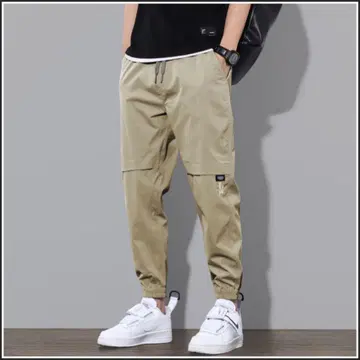 [새상품] 남성용 팬츠 카고 팬츠 조거 팬츠 베이지
