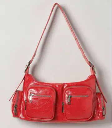 4 포켓 원 숄더 BAG 빨간색