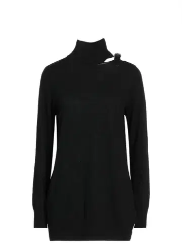 미사용 GUSSbyMarciano 블랙 터틀넥 니트 스웨터