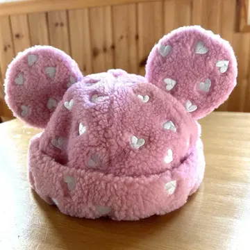 새상품급 디즈니 팔팔루자 나카요시 클럽 하트 무늬 보아캡