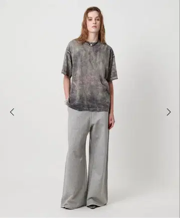 ASTRAET 코튼 우라케 맨투맨 와이드 팬츠 2025년 가을/겨울 제품