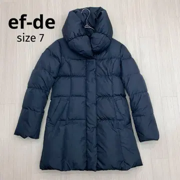 ef-de 에프데 볼륨 칼라 다운 코트 아우터 네이비 7