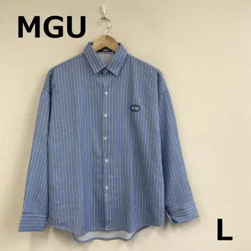 A1111A06 [ MGU ] 스트라이프 셔츠